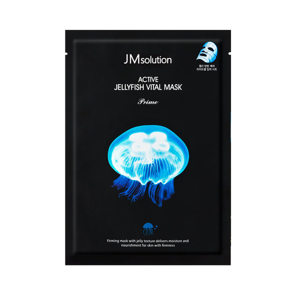 JMsolution Тканевая маска ультратонкая с экстрактом медузы, ACTIVE JELLYFISH VITAL MASK Prime 33 мл