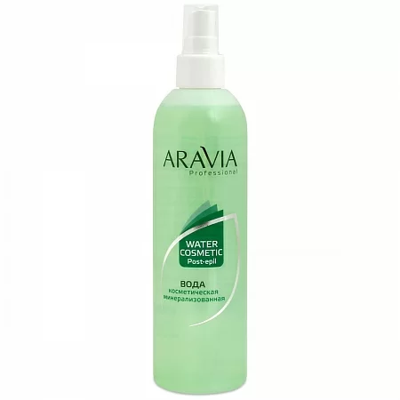 Вода косметическая минерализованная с мятой и витаминами Aravia Professional 300мл