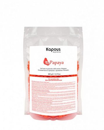 Гелевый воск в гранулах с ароматом "Папайя" KAPOUS 400гр