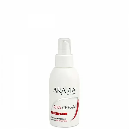Крем против вросших волос с AHA кислотами Aravia Professional 100мл
