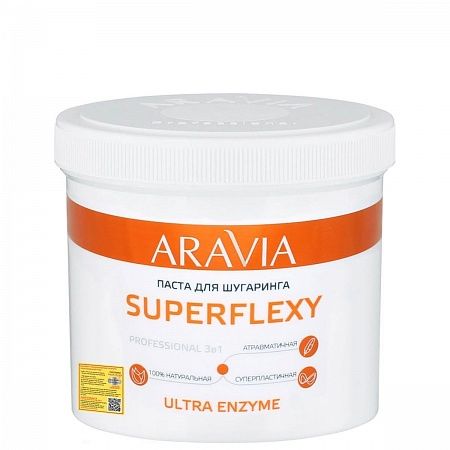 Паста для шугаринга SUPERFLEXY Ultra Enzyme Aravia Professional 750гр